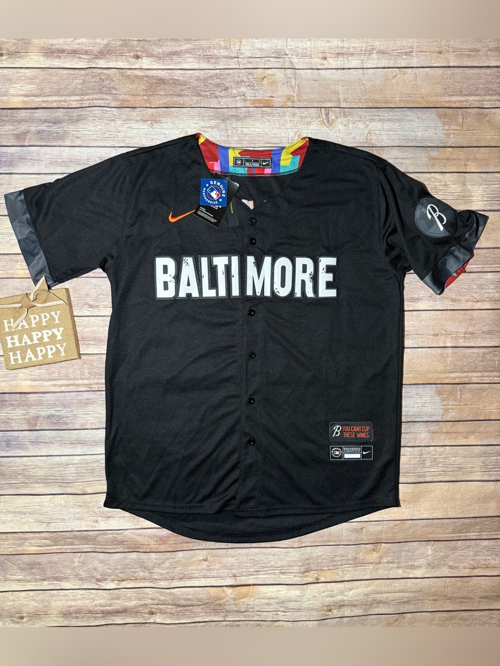 Nike Jackson Holliday Baltimore Orioles City Connect limited Jersey size L NWT